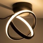 GLOBOSTAR® AMELIA 61052 Μοντέρνο Φωτιστικό Οροφής LED 20W 2400lm 300° AC 220-240V IP20 Ρυθμιζόμενο Λευκό CCT με On/Off 2700K/4500K/6000K - Lumileds SMD Chip - Μαύρο Ματ - Μ24.5 x Π16 x Υ25cm - 3 Χρόνια Εγγύηση - Image 6