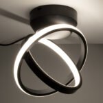 GLOBOSTAR® AMELIA 61052 Μοντέρνο Φωτιστικό Οροφής LED 20W 2400lm 300° AC 220-240V IP20 Ρυθμιζόμενο Λευκό CCT με On/Off 2700K/4500K/6000K - Lumileds SMD Chip - Μαύρο Ματ - Μ24.5 x Π16 x Υ25cm - 3 Χρόνια Εγγύηση - Image 7