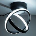 GLOBOSTAR® AMELIA 61052 Μοντέρνο Φωτιστικό Οροφής LED 20W 2400lm 300° AC 220-240V IP20 Ρυθμιζόμενο Λευκό CCT με On/Off 2700K/4500K/6000K - Lumileds SMD Chip - Μαύρο Ματ - Μ24.5 x Π16 x Υ25cm - 3 Χρόνια Εγγύηση - Image 8