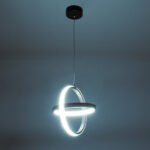 GLOBOSTAR® ALICE 61055 Μοντέρνο Κρεμαστό Φωτιστικό Οροφής LED 20W 2400lm 300° AC 220-240V IP20 Ρυθμιζόμενο Λευκό CCT με On/Off 2700K/4500K/6000K - Lumileds SMD Chip - Μαύρο Ματ - Μ25 x Π22 x Υ25cm - 3 Χρόνια Εγγύηση - Image 11