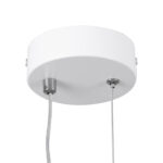 GLOBOSTAR® ILDI 61089 Μοντέρνο Κρεμαστό Φωτιστικό Οροφής LED 12W 1440lm 300° AC 220-240V IP20 Ρυθμιζόμενο Λευκό CCT με On/Off 2700K/4500K/6000K - Lumileds SMD Chip - Λευκό Ματ - Μ10 x Π2.3 x Υ38cm - 3 Χρόνια Εγγύηση - Image 7