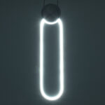 GLOBOSTAR® ILDI 61089 Μοντέρνο Κρεμαστό Φωτιστικό Οροφής LED 12W 1440lm 300° AC 220-240V IP20 Ρυθμιζόμενο Λευκό CCT με On/Off 2700K/4500K/6000K - Lumileds SMD Chip - Λευκό Ματ - Μ10 x Π2.3 x Υ38cm - 3 Χρόνια Εγγύηση - Image 10