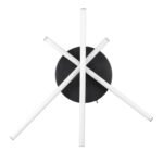 GLOBOSTAR® DRACO 61093 Μοντέρνο Φωτιστικό Οροφής LED 45W 5535lm 120° AC 220-240V IP20 Ρυθμιζόμενο Λευκό CCT με Χειριστήριο από 2700K έως 6000K Dimmable - Lumileds SMD Chip - Μαύρο Ματ - Μ50 x Π50 x Υ11cm - 3 Χρόνια Εγγύηση - Image 5