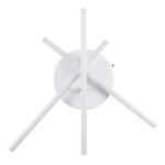 GLOBOSTAR® DRACO 61094 Μοντέρνο Φωτιστικό Οροφής LED 45W 5535lm 120° AC 220-240V IP20 Ρυθμιζόμενο Λευκό CCT με Χειριστήριο από 2700K έως 6000K Dimmable - Lumileds SMD Chip - Λευκό Ματ - Μ50 x Π50 x Υ11cm - 3 Χρόνια Εγγύηση - Image 5