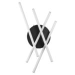 GLOBOSTAR® DRACO 61095 Μοντέρνο Φωτιστικό Οροφής LED 60W 7380lm 120° AC 220-240V IP20 Ρυθμιζόμενο Λευκό CCT με Χειριστήριο από 2700K έως 6000K Dimmable - Lumileds SMD Chip - Μαύρο Ματ - Μ60 x Π60 x Υ11cm - 3 Χρόνια Εγγύηση - Image 4