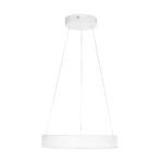 GLOBOSTAR® VENOM 61174 Μοντέρνο Κρεμαστό Φωτιστικό Οροφής LED 30W 3513lm 120° AC 220-240V IP20 Ρυθμιζόμενο Λευκό CCT με Χειριστήριο από 2700K έως 6000K Dimmable - Lumileds SMD Chip - Λευκό Ματ - Μ40 x Π40 x Υ6.5cm - 3 Χρόνια Εγγύηση - Image 4