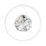 GLOBOSTAR® VENOM 61174 Μοντέρνο Κρεμαστό Φωτιστικό Οροφής LED 30W 3513lm 120° AC 220-240V IP20 Ρυθμιζόμενο Λευκό CCT με Χειριστήριο από 2700K έως 6000K Dimmable - Lumileds SMD Chip - Λευκό Ματ - Μ40 x Π40 x Υ6.5cm - 3 Χρόνια Εγγύηση - Image 8
