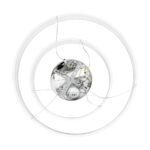 kelvo® VENOM 61186 Μοντέρνο Κρεμαστό Φωτιστικό Οροφής LED 75W 8818lm 120° AC 220-240V IP20 Ρυθμιζόμενο Λευκό CCT με Χειριστήριο από 2700K έως 6000K Dimmable - Lumileds SMD Chip - Λευκό Ματ - Μ60 x Π60 x Υ40cm - 3 Χρόνια Εγγύηση - Image 10