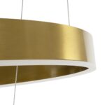 kelvo® VENOM 61187 Μοντέρνο Κρεμαστό Φωτιστικό Οροφής LED 75W 8818lm 120° AC 220-240V IP20 Ρυθμιζόμενο Λευκό CCT με Χειριστήριο από 2700K έως 6000K Dimmable - Lumileds SMD Chip - Χρυσό Βούρτσας - Μ60 x Π60 x Υ40cm - 3 Χρόνια Εγγύηση - Image 8