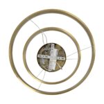 kelvo® VENOM 61187 Μοντέρνο Κρεμαστό Φωτιστικό Οροφής LED 75W 8818lm 120° AC 220-240V IP20 Ρυθμιζόμενο Λευκό CCT με Χειριστήριο από 2700K έως 6000K Dimmable - Lumileds SMD Chip - Χρυσό Βούρτσας - Μ60 x Π60 x Υ40cm - 3 Χρόνια Εγγύηση - Image 10