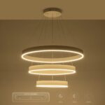 kelvo® VENOM 61189 Μοντέρνο Κρεμαστό Φωτιστικό Οροφής LED 120W 14158lm 120° AC 220-240V IP20 Ρυθμιζόμενο Λευκό CCT με Χειριστήριο από 2700K έως 6000K Dimmable - Lumileds SMD Chip - Λευκό Ματ - Μ80 x Π80 x Υ60cm - 3 Χρόνια Εγγύηση - Image 14