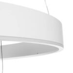 kelvo® VENOM 61189-DECO Μοντέρνο Κρεμαστό Φωτιστικό Οροφής LED 120W 14158lm 120° AC 220-240V IP20 Ρυθμιζόμενο Λευκό CCT με Χειριστήριο από 2700K έως 6000K Dimmable - Lumileds SMD Chip - Λευκό Ματ - Μ80 x Π80 x Υ60cm - 3 Χρόνια Εγγύηση - Image 8
