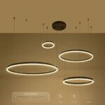 kelvo® VENOM 61191 Μοντέρνο Κρεμαστό Φωτιστικό Οροφής LED 150W 17659lm 120° AC 220-240V IP20 Ρυθμιζόμενο Λευκό CCT με Χειριστήριο από 2700K έως 6000K Dimmable - Lumileds SMD Chip - Μαύρο Ματ - Μ150 x Π90 x Υ60cm - 3 Χρόνια Εγγύηση - Image 12