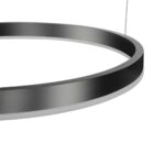 kelvo® VENOM 61191 Μοντέρνο Κρεμαστό Φωτιστικό Οροφής LED 150W 17659lm 120° AC 220-240V IP20 Ρυθμιζόμενο Λευκό CCT με Χειριστήριο από 2700K έως 6000K Dimmable - Lumileds SMD Chip - Μαύρο Ματ - Μ150 x Π90 x Υ60cm - 3 Χρόνια Εγγύηση - Image 5