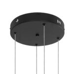 kelvo® VENOM 61191 Μοντέρνο Κρεμαστό Φωτιστικό Οροφής LED 150W 17659lm 120° AC 220-240V IP20 Ρυθμιζόμενο Λευκό CCT με Χειριστήριο από 2700K έως 6000K Dimmable - Lumileds SMD Chip - Μαύρο Ματ - Μ150 x Π90 x Υ60cm - 3 Χρόνια Εγγύηση - Image 7