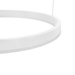 kelvo® VENOM 61192 Μοντέρνο Κρεμαστό Φωτιστικό Οροφής LED 150W 17659lm 120° AC 220-240V IP20 Ρυθμιζόμενο Λευκό CCT με Χειριστήριο από 2700K έως 6000K Dimmable - Lumileds SMD Chip - Λευκό Ματ - Μ150 x Π90 x Υ60cm - 3 Χρόνια Εγγύηση - Image 5