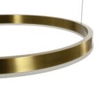 kelvo® VENOM 61193 Μοντέρνο Κρεμαστό Φωτιστικό Οροφής LED 150W 17659lm 120° AC 220-240V IP20 Ρυθμιζόμενο Λευκό CCT με Χειριστήριο από 2700K έως 6000K Dimmable - Lumileds SMD Chip - Χρυσό Βούρτσας - Μ150 x Π90 x Υ60cm - 3 Χρόνια Εγγύηση - Image 5