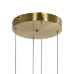 kelvo® VENOM 61193 Μοντέρνο Κρεμαστό Φωτιστικό Οροφής LED 150W 17659lm 120° AC 220-240V IP20 Ρυθμιζόμενο Λευκό CCT με Χειριστήριο από 2700K έως 6000K Dimmable - Lumileds SMD Chip - Χρυσό Βούρτσας - Μ150 x Π90 x Υ60cm - 3 Χρόνια Εγγύηση - Image 7