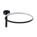 GLOBOSTAR® VERONA 61220 Μοντέρνο Φωτιστικό Οροφής LED 24W 2688lm 360° AC 220-240V IP20 Ρυθμιζόμενο Λευκό CCT με On/Off 2700K/4500K/6000K - Lumileds SMD Chip - Μαύρο Ματ - Μ40 x Π40 x Υ23cm - 3 Χρόνια Εγγύηση - Image 5