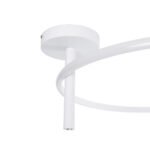 GLOBOSTAR® VERONA 61224 Μοντέρνο Φωτιστικό Οροφής LED 36W 4032lm 360° AC 220-240V IP20 Ρυθμιζόμενο Λευκό CCT με On/Off 2700K/4500K/6000K - Lumileds SMD Chip - Λευκό Ματ - Μ60 x Π60 x Υ23cm - 3 Χρόνια Εγγύηση - Image 5