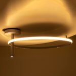 GLOBOSTAR® VERONA 61224 Μοντέρνο Φωτιστικό Οροφής LED 36W 4032lm 360° AC 220-240V IP20 Ρυθμιζόμενο Λευκό CCT με On/Off 2700K/4500K/6000K - Lumileds SMD Chip - Λευκό Ματ - Μ60 x Π60 x Υ23cm - 3 Χρόνια Εγγύηση - Image 8