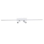 GLOBOSTAR® BARETTI 61227 Μοντέρνο Φωτιστικό Οροφής LED 24W 2688lm 160° & 45° AC 220-240V IP20 Ρυθμιζόμενο Λευκό CCT με On/Off 2700K/4500K/6000K - Lumileds SMD Chip - Λευκό Ματ - Μ80 x Π5 x Υ15cm - 3 Χρόνια Εγγύηση - Image 3