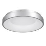 GLOBOSTAR® SALEM 61234 Μοντέρνο Φωτιστικό Οροφής LED 75W 8625lm 120° AC 220-240V IP20 Ρυθμιζόμενο Λευκό CCT με Χειριστήριο από 2700K έως 6000K Dimmable - Lumileds SMD Chip - Γκρι - Μ45 x Π45 x Υ8.5cm - 3 Χρόνια Εγγύηση - Image 3