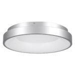 GLOBOSTAR® SALEM 61234 Μοντέρνο Φωτιστικό Οροφής LED 75W 8625lm 120° AC 220-240V IP20 Ρυθμιζόμενο Λευκό CCT με Χειριστήριο από 2700K έως 6000K Dimmable - Lumileds SMD Chip - Γκρι - Μ45 x Π45 x Υ8.5cm - 3 Χρόνια Εγγύηση - Image 4