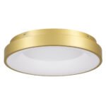 GLOBOSTAR® SALEM 61235 Μοντέρνο Φωτιστικό Οροφής LED 75W 8625lm 120° AC 220-240V IP20 Ρυθμιζόμενο Λευκό CCT με Χειριστήριο από 2700K έως 6000K Dimmable - Lumileds SMD Chip - Χρυσό - Μ45 x Π45 x Υ8.5cm - 3 Χρόνια Εγγύηση - Image 4