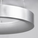 GLOBOSTAR® SALEM 61242 Μοντέρνο Κρεμαστό Φωτιστικό Οροφής LED 75W 8625lm 120° AC 220-240V IP20 Ρυθμιζόμενο Λευκό CCT με Χειριστήριο από 2700K έως 6000K Dimmable - Lumileds SMD Chip - Γκρι - Μ45 x Π45 x Υ7cm - 3 Χρόνια Εγγύηση - Image 6