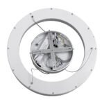 GLOBOSTAR® SALEM 61242 Μοντέρνο Κρεμαστό Φωτιστικό Οροφής LED 75W 8625lm 120° AC 220-240V IP20 Ρυθμιζόμενο Λευκό CCT με Χειριστήριο από 2700K έως 6000K Dimmable - Lumileds SMD Chip - Γκρι - Μ45 x Π45 x Υ7cm - 3 Χρόνια Εγγύηση - Image 8