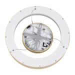 GLOBOSTAR® SALEM 61243 Μοντέρνο Κρεμαστό Φωτιστικό Οροφής LED 75W 8625lm 120° AC 220-240V IP20 Ρυθμιζόμενο Λευκό CCT με Χειριστήριο από 2700K έως 6000K Dimmable - Lumileds SMD Chip - Χρυσό - Μ45 x Π45 x Υ7cm - 3 Χρόνια Εγγύηση - Image 8