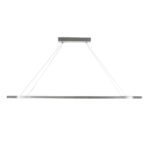 GLOBOSTAR® BOLIVAR 61273 Μοντέρνο Κρεμαστό Φωτιστικό Οροφής LED 54W 6210lm 360° AC 220-240V IP20 Ρυθμιζόμενο Λευκό CCT με Χειριστήριο από 2700K έως 6000K Dimmable - Lumileds SMD Chip - Νίκελ Βούρτσας - Μ120 x Π30 x Υ2cm - 3 Χρόνια Εγγύηση - Image 4