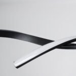 GLOBOSTAR® MORALES 61275 Μοντέρνο Κρεμαστό Φωτιστικό Οροφής LED 54W 6048lm 300° AC 220-240V IP20 Ρυθμιζόμενο Λευκό CCT με Χειριστήριο από 2700K έως 6000K Dimmable - Lumileds SMD Chip - Μαύρο Ματ - Μ90 x Π14 x Υ14cm - 3 Χρόνια Εγγύηση - Image 6