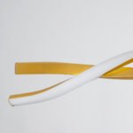 GLOBOSTAR® MORALES 61278 Μοντέρνο Κρεμαστό Φωτιστικό Οροφής LED 54W 6048lm 300° AC 220-240V IP20 Ρυθμιζόμενο Λευκό CCT με Χειριστήριο από 2700K έως 6000K Dimmable - Lumileds SMD Chip - Χρυσό Βούρτσας - Μ90 x Π14 x Υ14cm - 3 Χρόνια Εγγύηση - Image 6