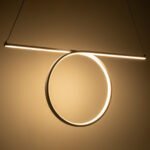 GLOBOSTAR® ROME 61295 Μοντέρνο Κρεμαστό Φωτιστικό Οροφής LED 24W 2640lm 200° AC 220-240V IP20 Ρυθμιζόμενο Λευκό CCT με On/Off 2700K/4500K/6000K - Lumileds SMD Chip - Λευκό Ματ - Μ65.5 x Π4 x Υ33cm - 3 Χρόνια Εγγύηση - Image 11