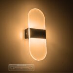 GLOBOSTAR® RARE 61337 Μοντέρνο Φωτιστικό Τοίχου - Απλίκα LED 5W 600lm 180° AC 220-240V IP20 Ρυθμιζόμενο Λευκό CCT με On/Off 2700K/4500K/6000K - Lumileds SMD Chip - Μαύρο Ματ - Μ10 x Π5 x Υ27.5cm - 3 Χρόνια Εγγύηση - Image 8