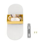 GLOBOSTAR® RARE 61338 Μοντέρνο Φωτιστικό Τοίχου - Απλίκα LED 5W 600lm 180° AC 220-240V IP20 Ρυθμιζόμενο Λευκό CCT με On/Off 2700K/4500K/6000K - Lumileds SMD Chip - Χρυσό Βούρτσας - Μ10 x Π5 x Υ27.5cm - 3 Χρόνια Εγγύηση - Image 7