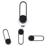 GLOBOSTAR® DALLAS 61345 Μοντέρνο Φωτιστικό Τοίχου - Απλίκα LED 12W 1440lm 360° AC 220-240V IP20 Ρυθμιζόμενο Λευκό CCT με On/Off 2700K/4500K/6000K - Lumileds SMD Chip - Μαύρο Ματ - Μ12 x Π6.5 x Υ32cm - 3 Χρόνια Εγγύηση - Image 8