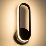 GLOBOSTAR® DALLAS 61345 Μοντέρνο Φωτιστικό Τοίχου - Απλίκα LED 12W 1440lm 360° AC 220-240V IP20 Ρυθμιζόμενο Λευκό CCT με On/Off 2700K/4500K/6000K - Lumileds SMD Chip - Μαύρο Ματ - Μ12 x Π6.5 x Υ32cm - 3 Χρόνια Εγγύηση - Image 9