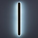 GLOBOSTAR® HOUSTON 61347 Μοντέρνο Φωτιστικό Τοίχου - Απλίκα LED 18W 2160lm 360° AC 220-240V IP20 Ρυθμιζόμενο Λευκό CCT με On/Off 2700K/4500K/6000K - Lumileds SMD Chip - Μαύρο Ματ - Μ6 x Π3 x Υ60cm - 3 Χρόνια Εγγύηση - Image 10