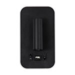 GLOBOSTAR® LADY-O 61363 Μοντέρνο Φωτιστικό Τοίχου - Απλίκα Ξενοδοχείου Reading Light με Φορτιστή USB 3A LED 10W 1000lm 36° & 360° AC 220-240V IP20 Φυσικό Λευκό 4500K - Bridgelux COB Chip & TÜV SÜD Driver - Μαύρο Ματ - Μ10.5 x Π10 x Υ18.5cm - 3 Χρόνια Εγγύηση - Image 4