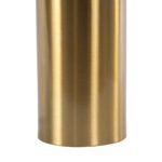 GLOBOSTAR® URANUS-S 61451 Μοντέρνο Επιτραπέζιο Φωτιστικό Πορτατίφ με Ντουί 2 x E27 AC 220-240V IP20 - Χρυσό - Μ25 x Π25 x Υ39cm - Image 5