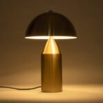 GLOBOSTAR® URANUS-S 61451 Μοντέρνο Επιτραπέζιο Φωτιστικό Πορτατίφ με Ντουί 2 x E27 AC 220-240V IP20 - Χρυσό - Μ25 x Π25 x Υ39cm - Image 9