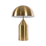 GLOBOSTAR® URANUS-M 61455 Μοντέρνο Επιτραπέζιο Φωτιστικό Πορτατίφ με Ντουί 2 x E27 AC 220-240V IP20 - Χρυσό - Μ35 x Π35 x Υ54cm - Image 2