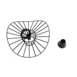 GLOBOSTAR® LUMINOVA 61462 Μοντέρνο Κρεμαστό Φωτιστικό Οροφής με Ντουί 1 x E27 AC 220-240V IP20 - Μαύρο - Μ40 x Π40 x Υ20cm - Image 10