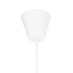 GLOBOSTAR® LUMINOVA 61463 Μοντέρνο Κρεμαστό Φωτιστικό Οροφής με Ντουί 1 x E27 AC 220-240V IP20 - Λευκό - Μ40 x Π40 x Υ20cm - Image 9
