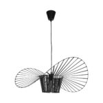 GLOBOSTAR® LUMINOVA 61464 Μοντέρνο Κρεμαστό Φωτιστικό Οροφής με Ντουί 1 x E27 AC 220-240V IP20 - Μαύρο - Μ60 x Π60 x Υ25cm - Image 4