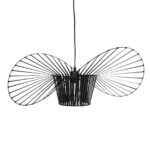 GLOBOSTAR® LUMINOVA 61464 Μοντέρνο Κρεμαστό Φωτιστικό Οροφής με Ντουί 1 x E27 AC 220-240V IP20 - Μαύρο - Μ60 x Π60 x Υ25cm - Image 5