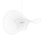 GLOBOSTAR® LUMINOVA 61465 Μοντέρνο Κρεμαστό Φωτιστικό Οροφής με Ντουί 1 x E27 AC 220-240V IP20 - Λευκό - Μ60 x Π60 x Υ25cm - Image 7